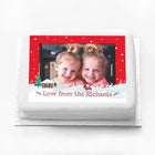 Personalised Photo Cake - Traditional Christmas