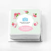 Personalised Photo Cake - A Very English Rose Photo & Message Small (up to 6 small portions) Personalised Cake