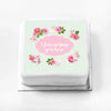 Personalised Photo Cake - A Very English Rose Message Only Small (up to 6 small portions) Personalised Cake