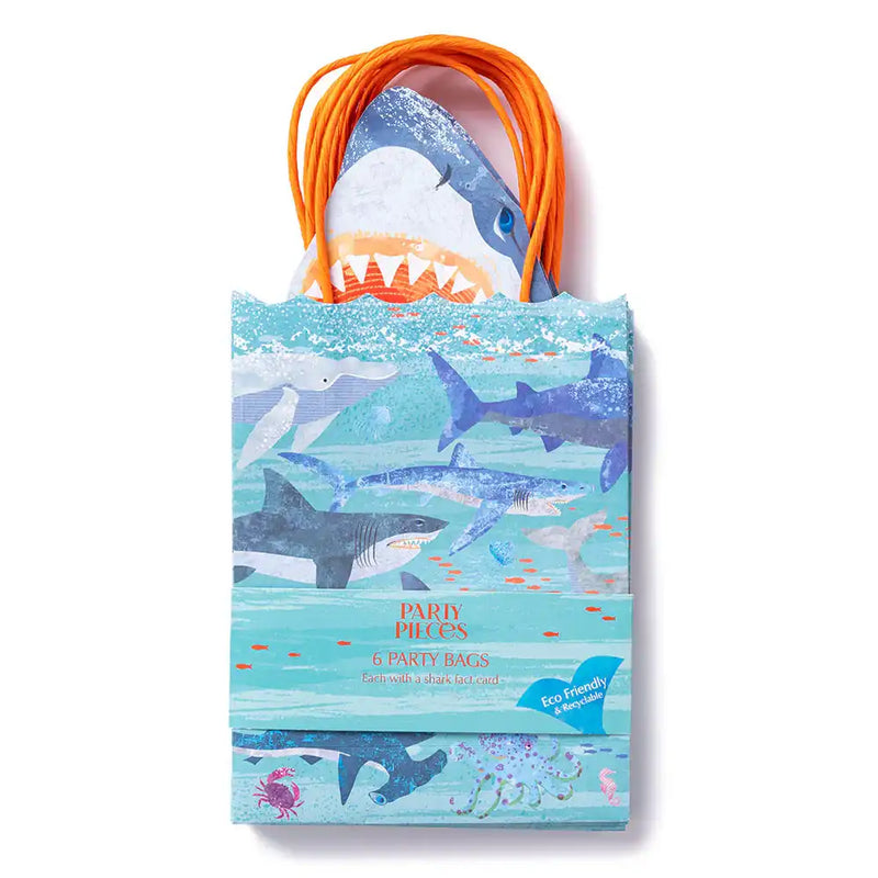 King of the Sea Paper Party Bags with Fact Cards (x6) Own Brand
