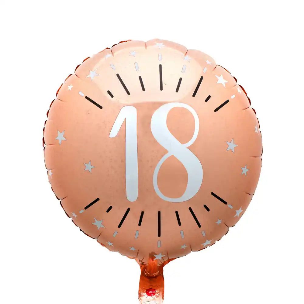 18th Birthday Rose Gold Foil Balloon Milestone