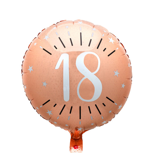 18th Birthday Rose Gold Foil Balloon