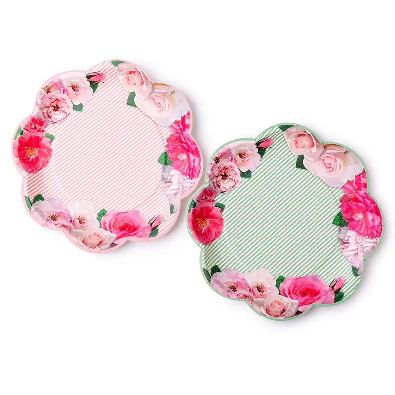 A Very English Rose Paper Party Plates (x8) Own Brand