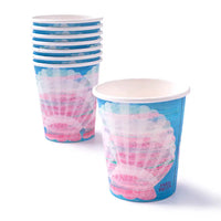 Queen of the Sea Shell Paper Party Cups (x8) Own Brand