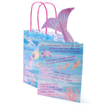 Queen of the Sea Paper Party Bags with Sea Life Fact Cards (x6)
