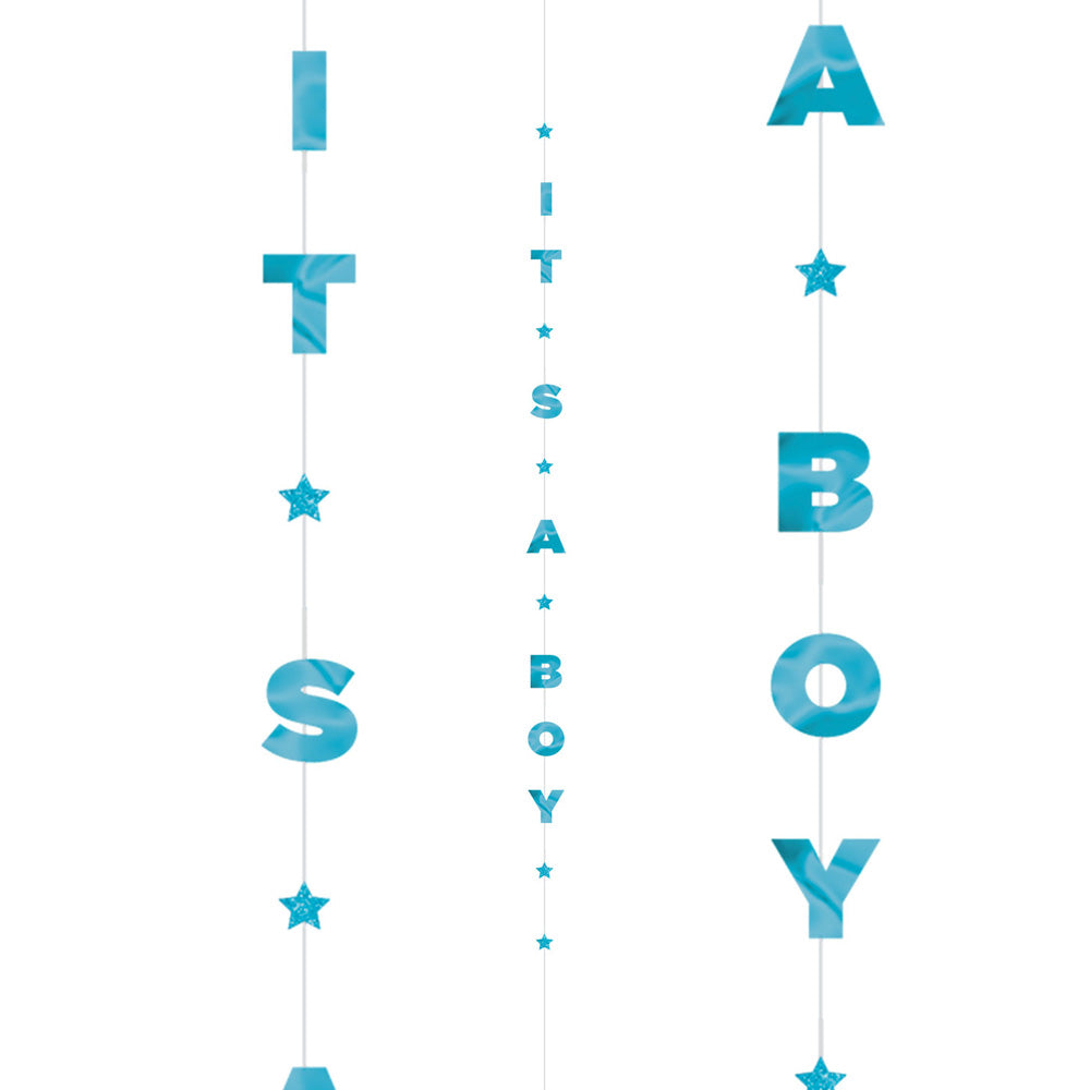 It's a Boy Balloon Tail General Party