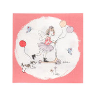 Tilly & Tigg Pink Party Eco Napkins (x12) Kids Party