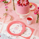 Tilly & Tigg Pink Paper Party Eco Plates (x12)
