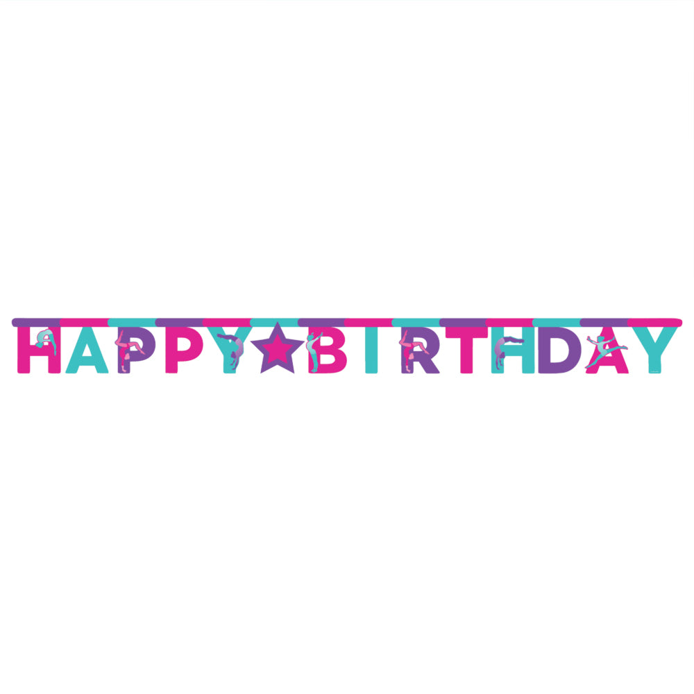 Gymnastics Party Birthday Banner | Party Pieces