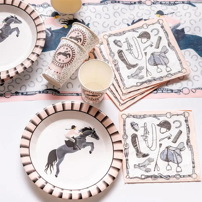 Horse Riding Paper Party Cups (x10) Kids Party