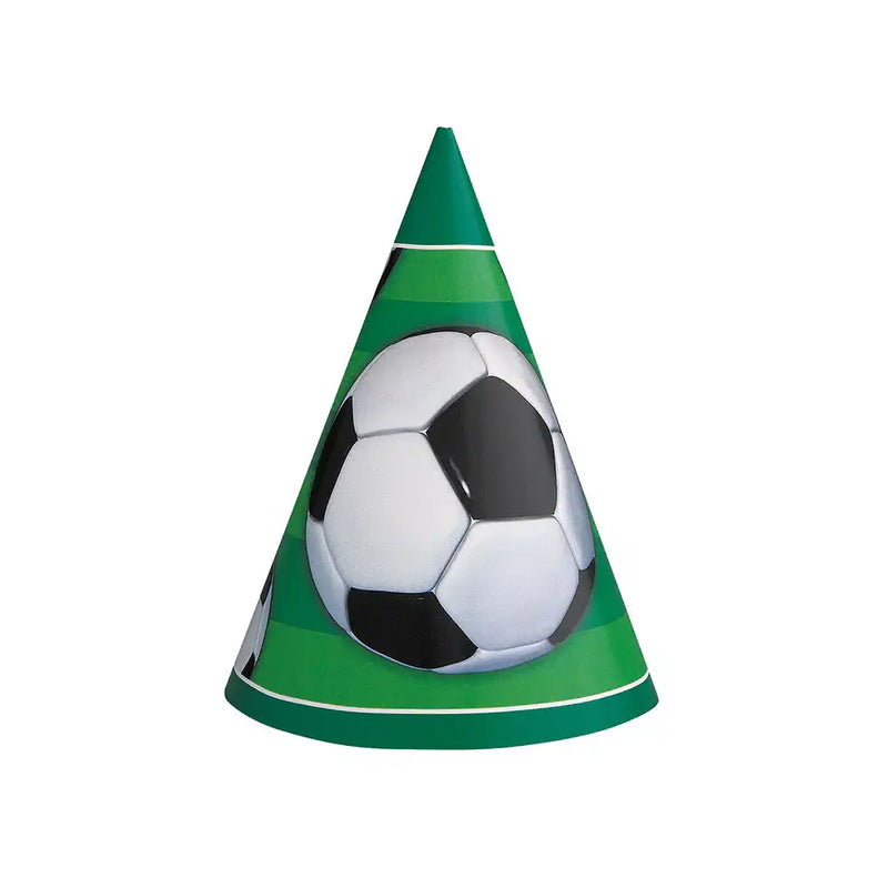 Football Party Hats (x8) Kids Party