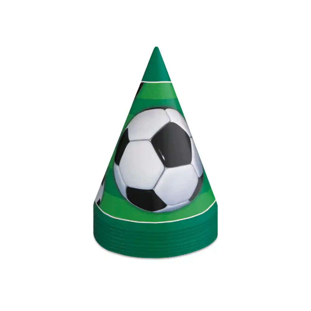 Football Party Hats (x8) Kids Party