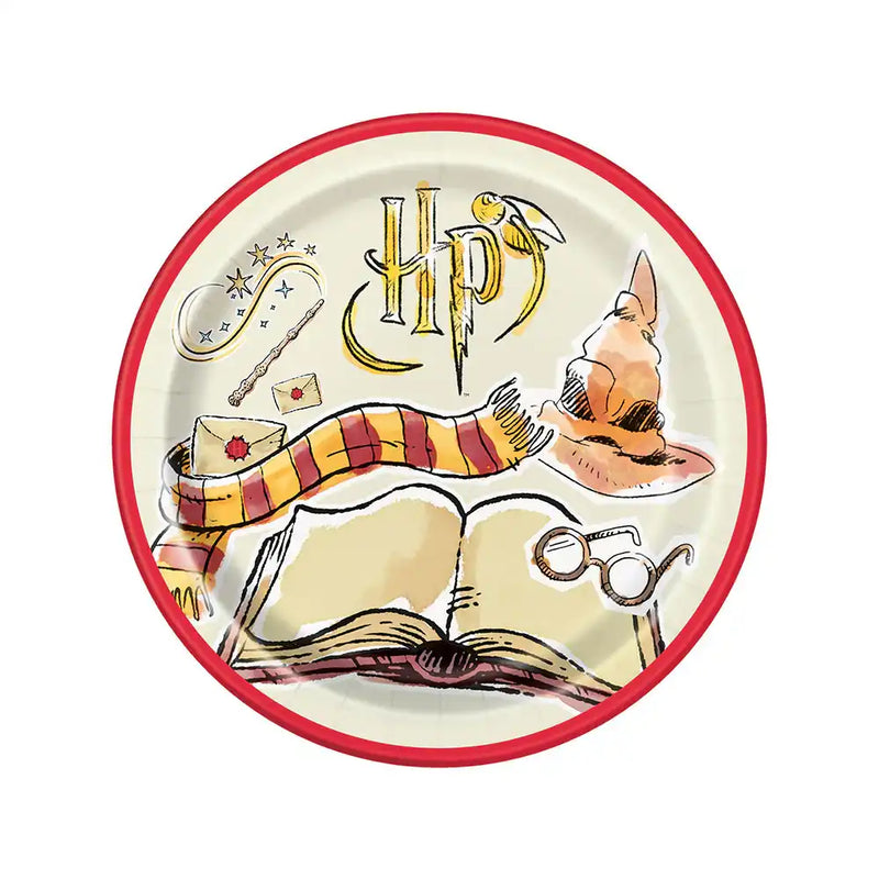 Harry Potter Paper Party Plates (x8) Kids Party
