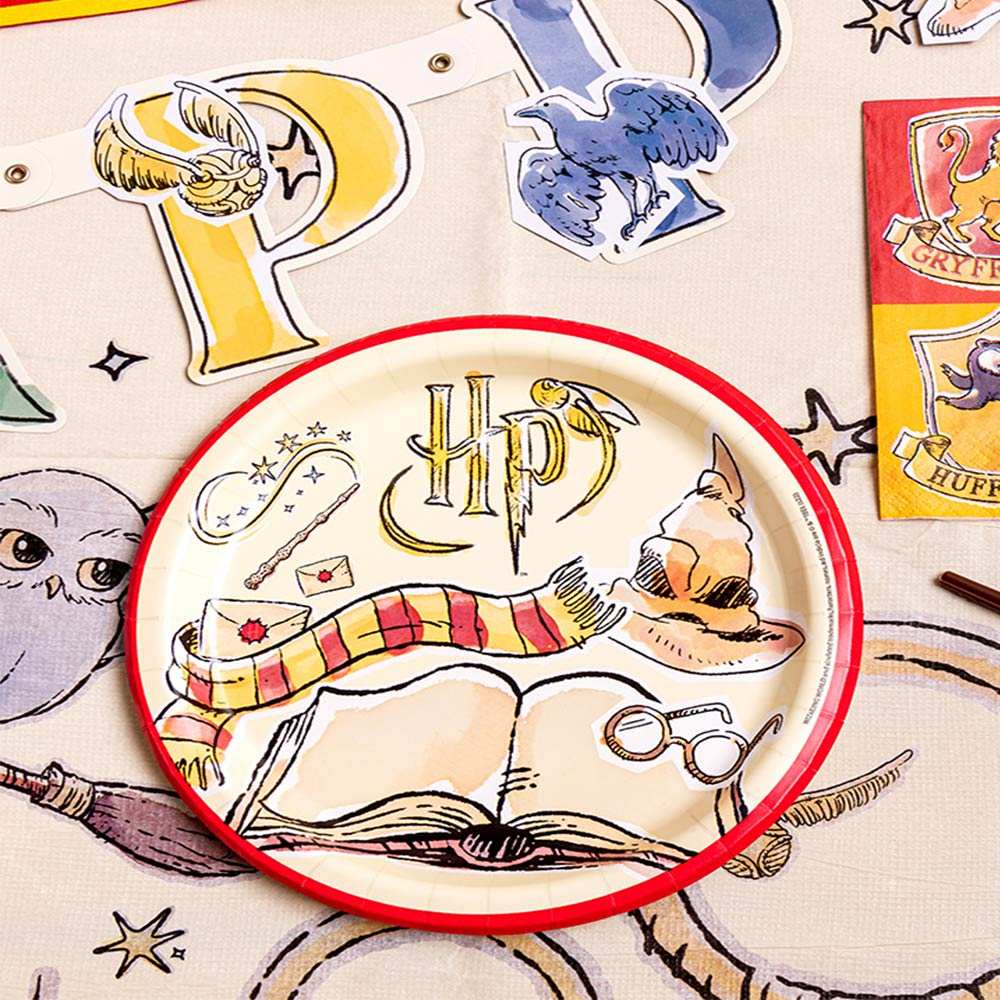 Harry Potter Paper Party Plates (x8) Kids Party