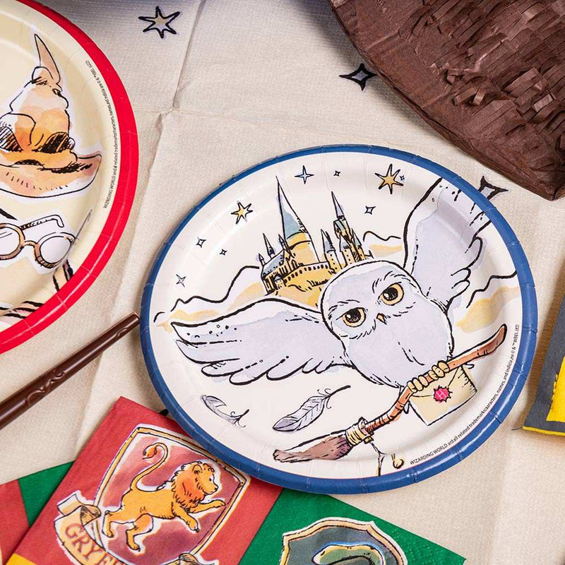 Harry Potter Small Paper Party Plates (x8) Kids Party