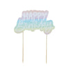 Pastel Rainbow Eco Cake Topper General Party