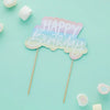 Pastel Rainbow Eco Cake Topper General Party