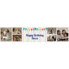 Personalised Rainbow Bunting Table Runner Personalised Runner