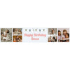 Personalised Blue Bunting Table Runner Personalised Runner