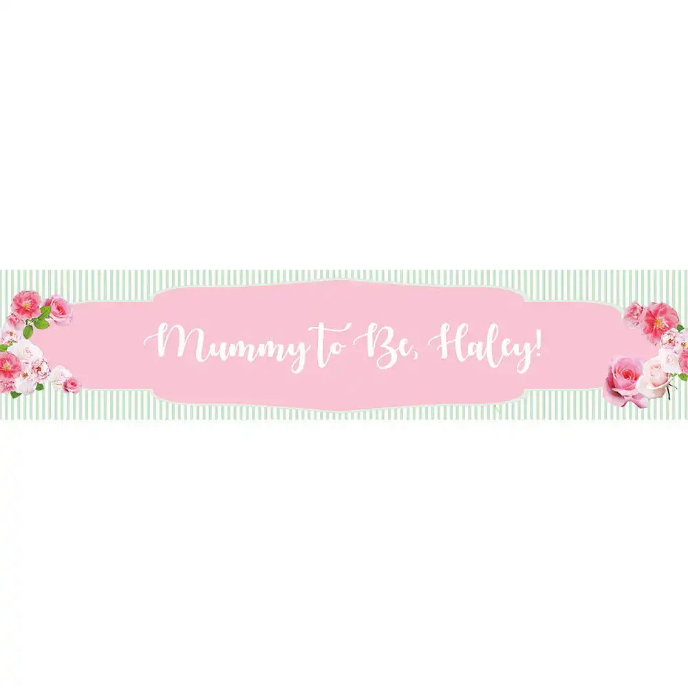 Personalised English Rose Table Runner Personalised Runner