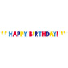 Superhero Happy Birthday Letter Banner (2.5m) Kids Party
