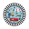 On the Road Paper Party Plates (x8) Kids Party