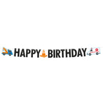 On the Road Birthday Letter Banner (3m)