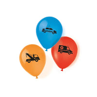 On the Road Latex Party Balloons (x6) Kids Party