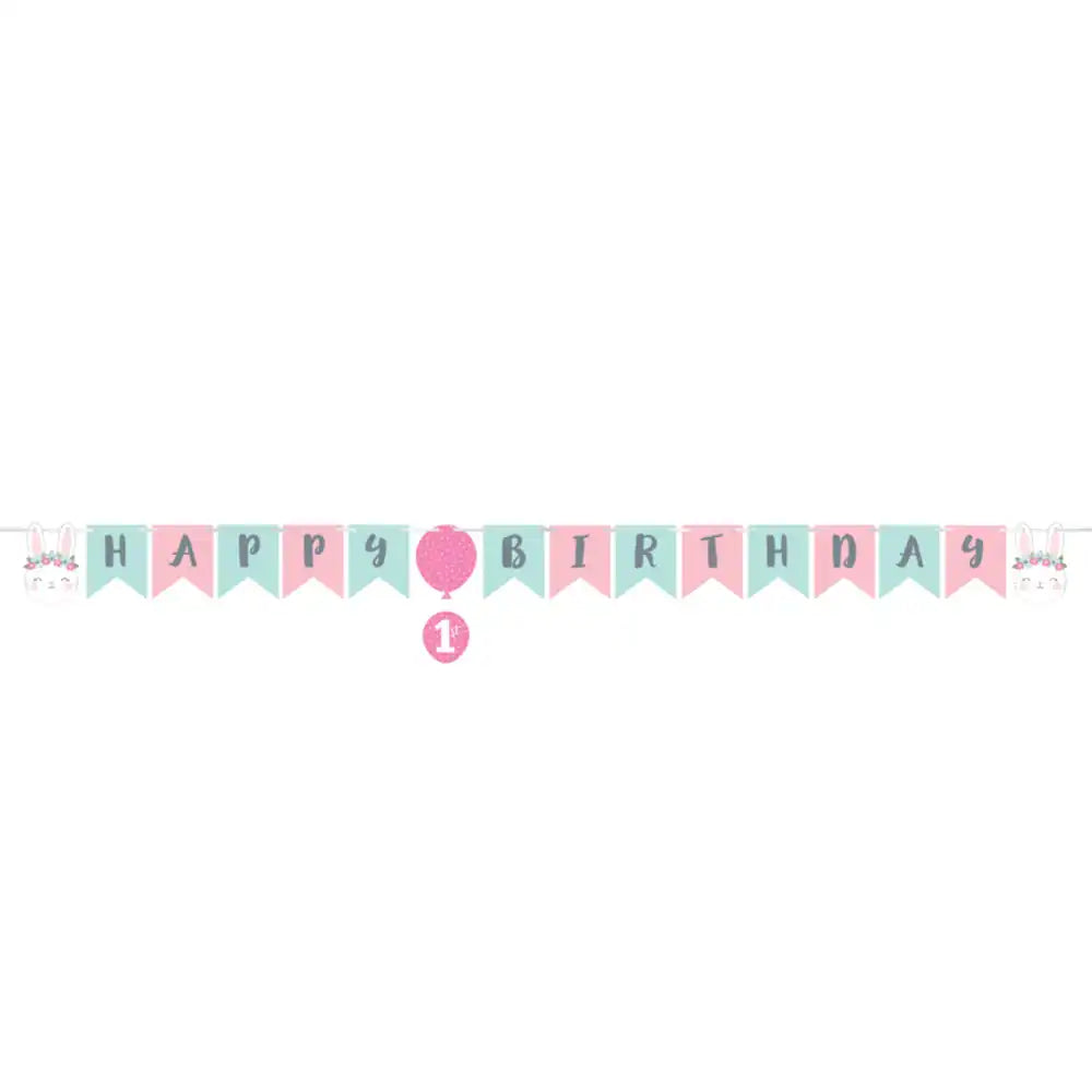 Little Bunny 1st Birthday Bunting 1st Birthday