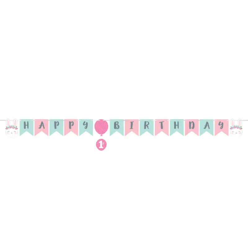 Little Bunny 1st Birthday Bunting 1st Birthday