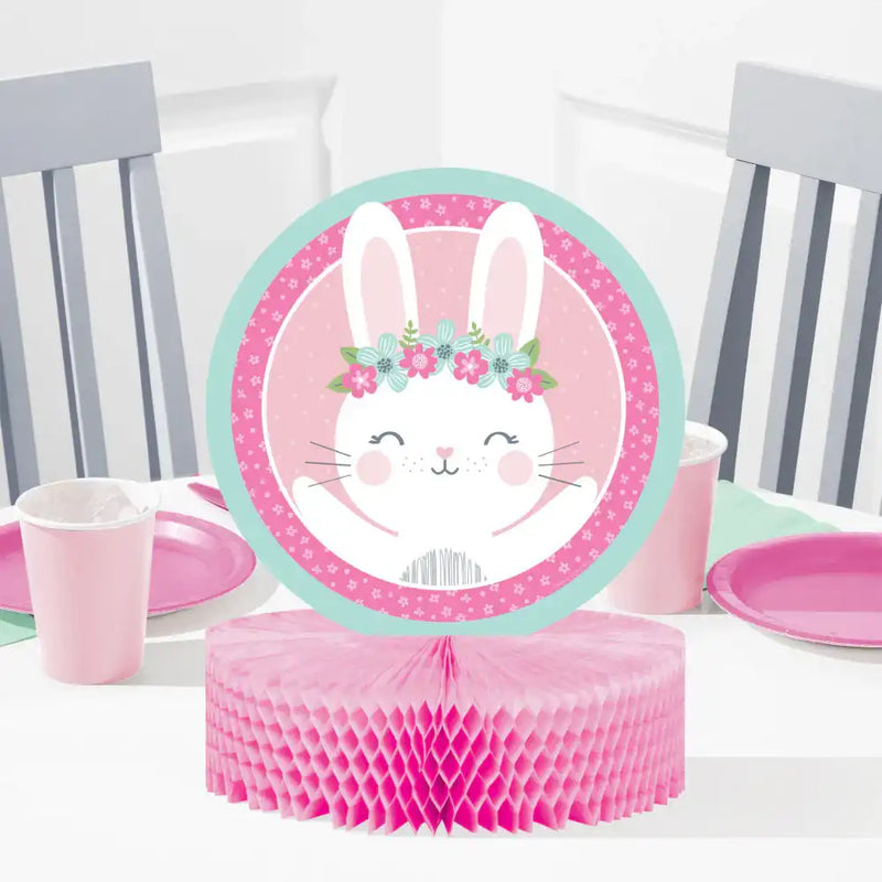 Little Bunny Paper Centrepiece 1st Birthday