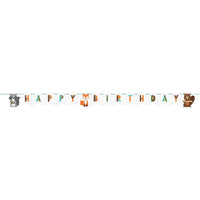 Woodland Animals Birthday Bunting 1st Birthday