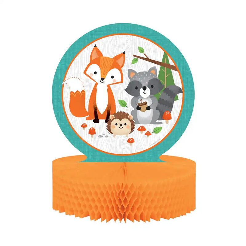 Woodland Animals Paper Centrepiece 1st Birthday