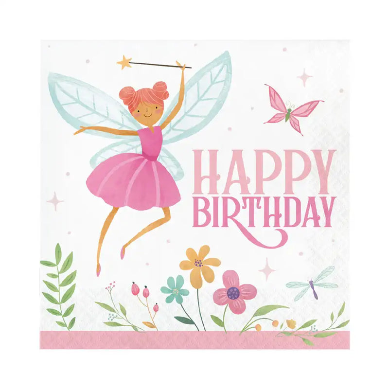 Fairy Forest - Paper Party Napkins (x16) Kids Party