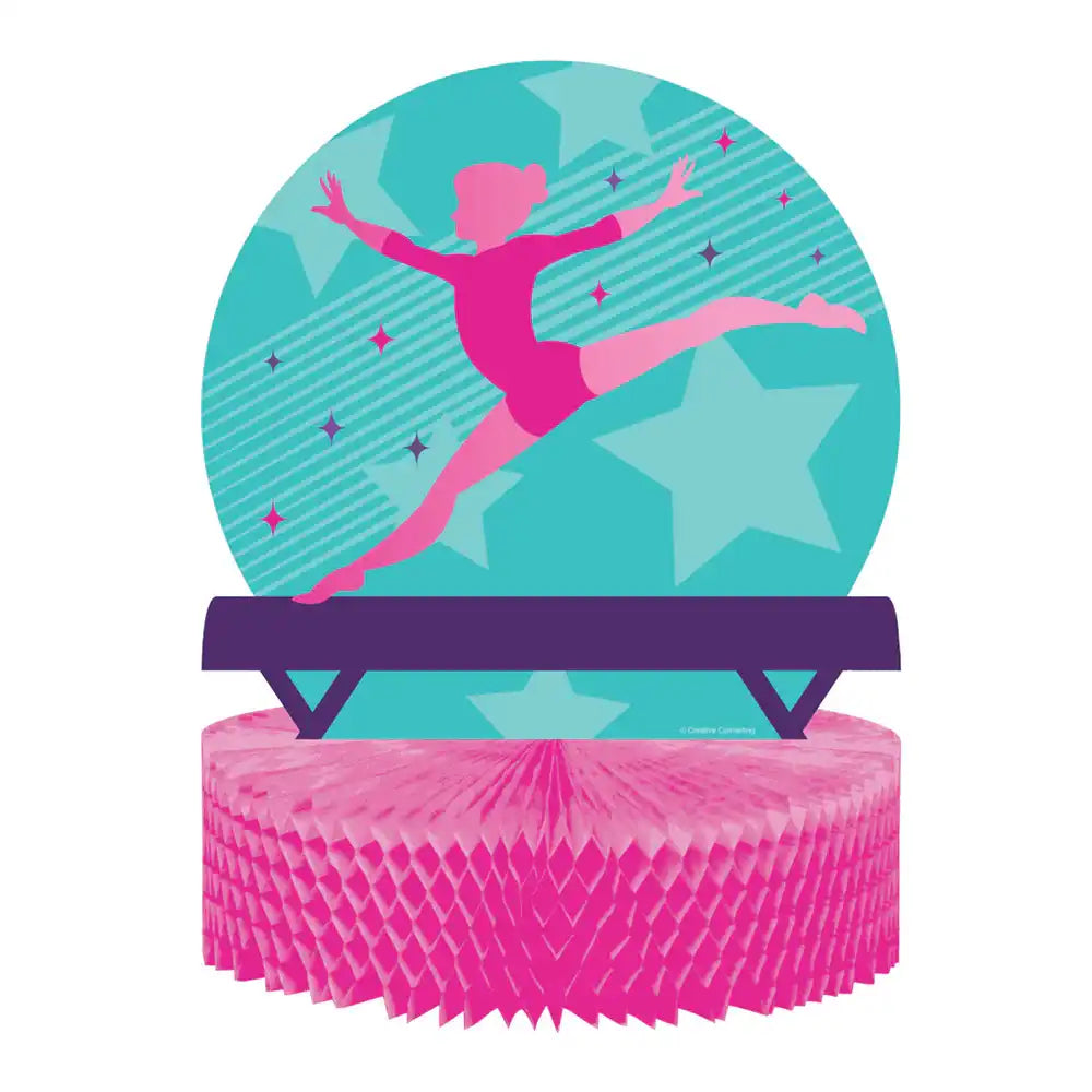 Gymnastics Party - Honeycomb Centrepiece Kids Party