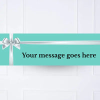 Tiffany Blue Personalised Party Banner Personalised Banner