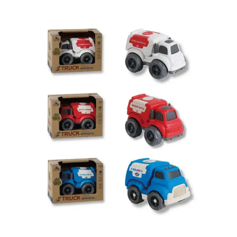 Bioplastic Emergency Truck Kids Party