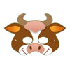 Farm Card Masks (x12) Kids Party