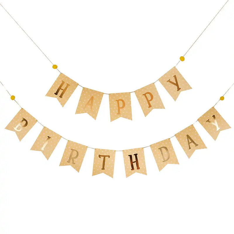 Happy Birthday Flag Banner General Party