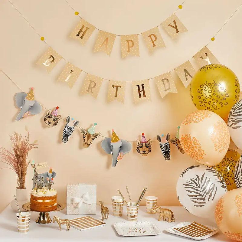 Happy Birthday Flag Banner General Party