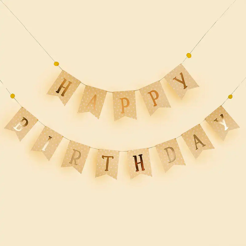 Happy Birthday Flag Banner General Party