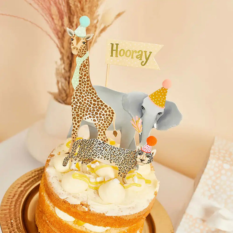 Party Animal Cake Topper Set Kids Party