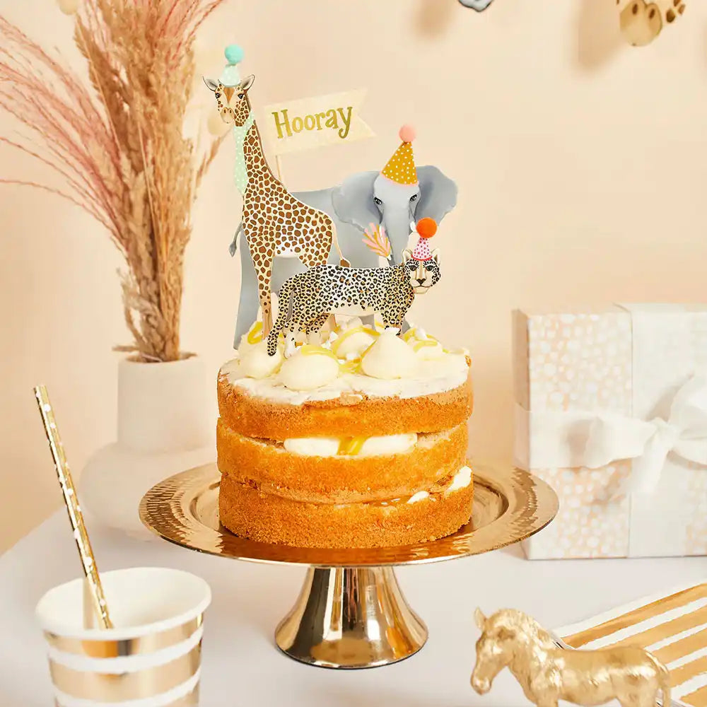 Party Animal Cake Topper Set Kids Party