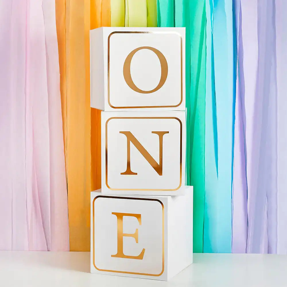 Jumbo 'One' Blocks 1st Birthday