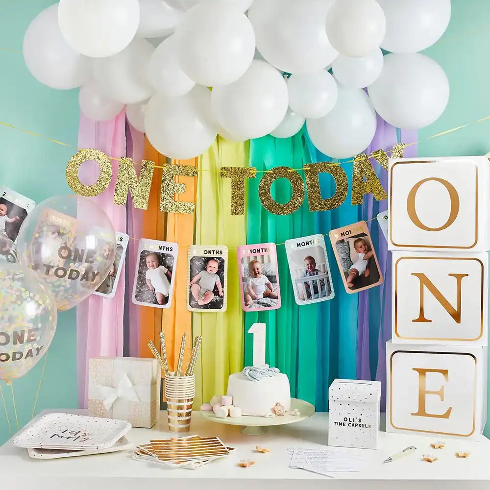 Jumbo 'One' Blocks 1st Birthday