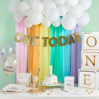 Jumbo 'One' Blocks 1st Birthday