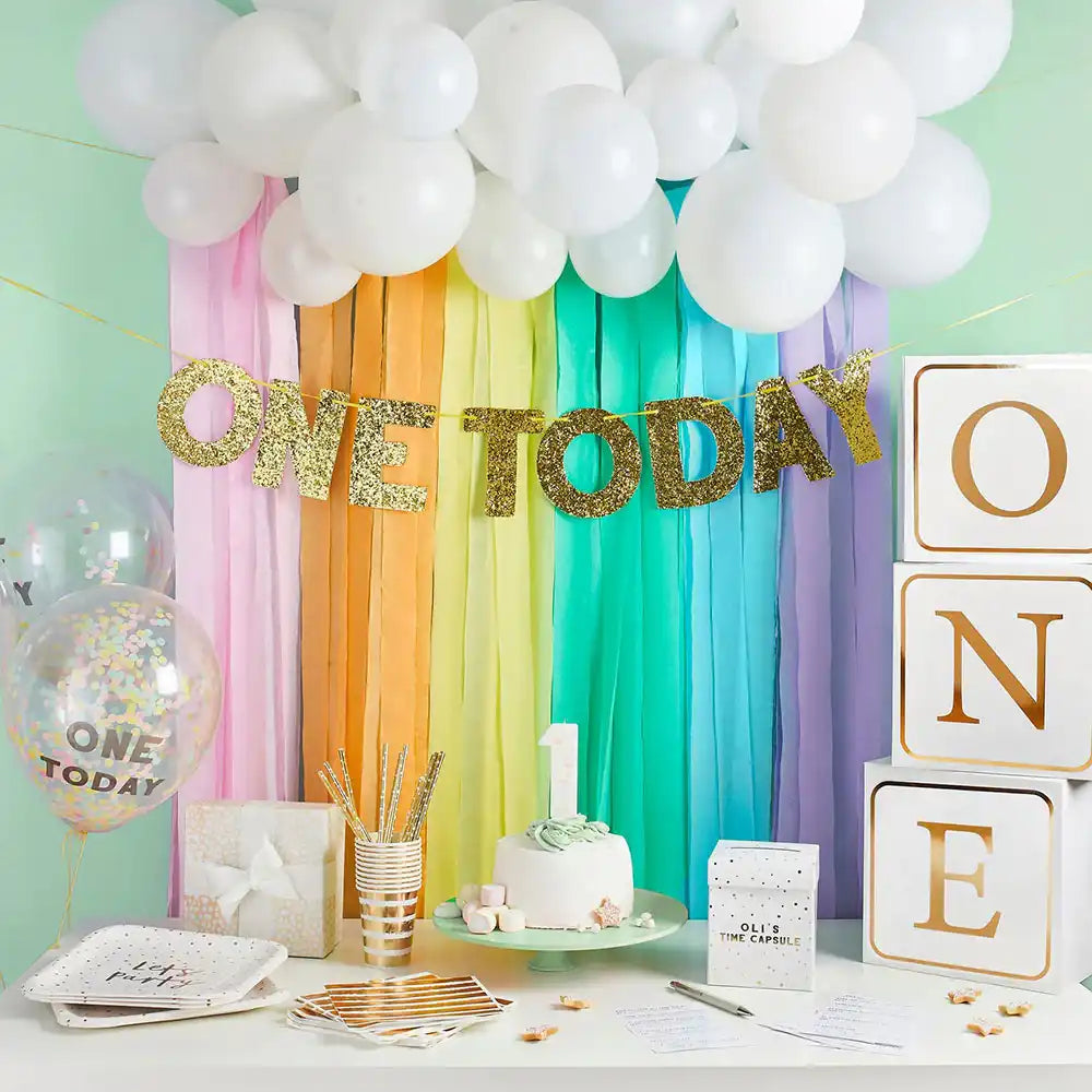 Jumbo 'One' Blocks 1st Birthday