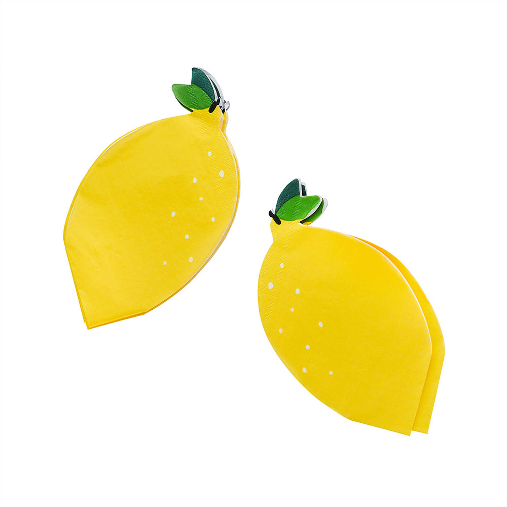 Lemon Paper Napkins (x16) Summer