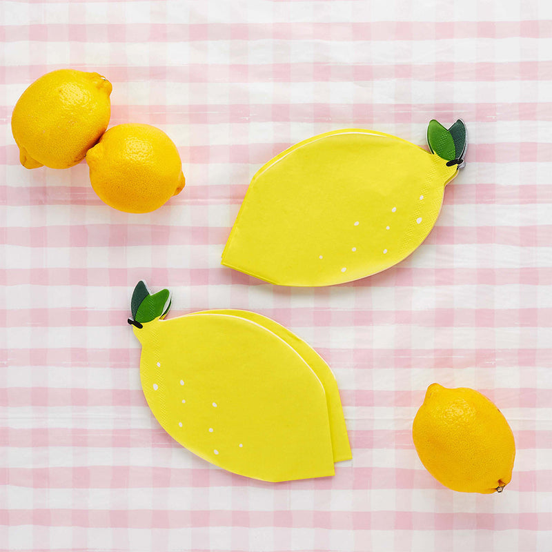 Lemon Paper Napkins (x16) Summer