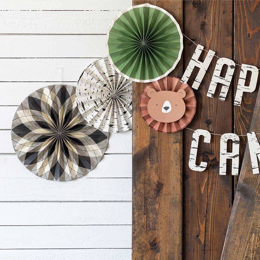 Adventure Party Fan Decoration Set Kids Party